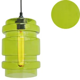 szklana-lampa-wiszaca-klosz-em-zarowka-zielony