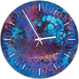 zegar-scienny-okragly-fotoobraz-40cm-purpur-marmur