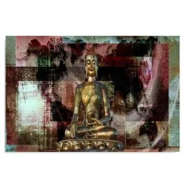 polski-obraz-na-plotnie-zloty-budda-40x30