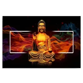 polski-obraz-na-plotnie-zloty-budda-40x30