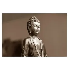 polski-obraz-na-plotnie-budda-brazowe-tlo-40x30