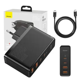 baseus-szybka-ladowarka-gan2-pro-2x-usb-c-2x-usb-a-100w-czarna