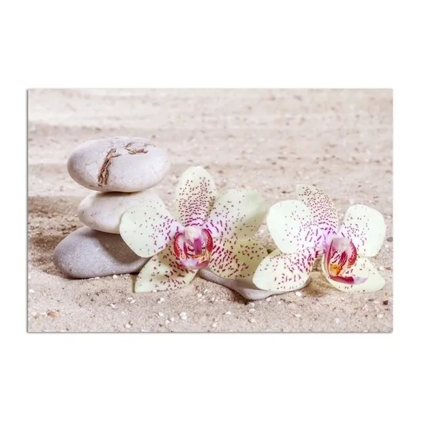 obraz-plotno-canvas-orchidea-kamienie-piasek-80x60