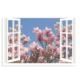 obraz-plotno-canvas-kwitnaca-magnolia-40x30