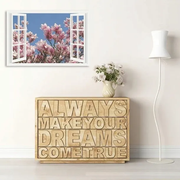 obraz-plotno-canvas-kwitnaca-magnolia-40x30-format-poziomy