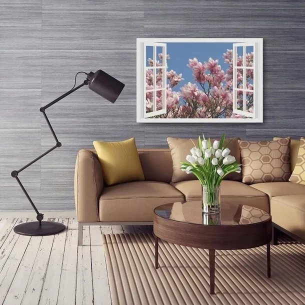 obraz-plotno-canvas-kwitnaca-magnolia-40x30-material-wykonania-plotno