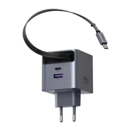 ugreen-szybka-ladowarka-sieciowa-gan-45w-zwijany-kabel-usb-c-do-telefonu