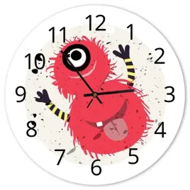 zegar-scienny-okragly-foto-obraz-80cm-stworek-red