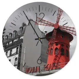 zegar-scienny-okragly-foto-obraz-60cm-moulin-rouge