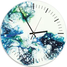 zegar-scienny-okragly-foto-obraz-80cm-marmur-blue