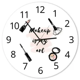 zegar-scienny-okragly-foto-obraz-60cm-makeup-time
