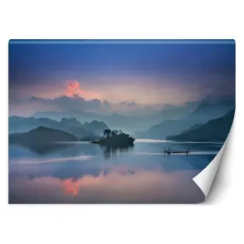 fototapeta-widok-na-jezioro-i-gory-we-mgle-450x315
