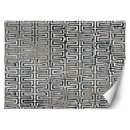 fototapeta-zloty-geometryczny-wzor-glamour-200x140