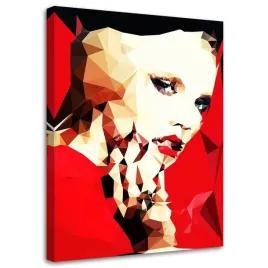 obraz-na-plotnie-portret-eleganckiej-kobiety-40x60
