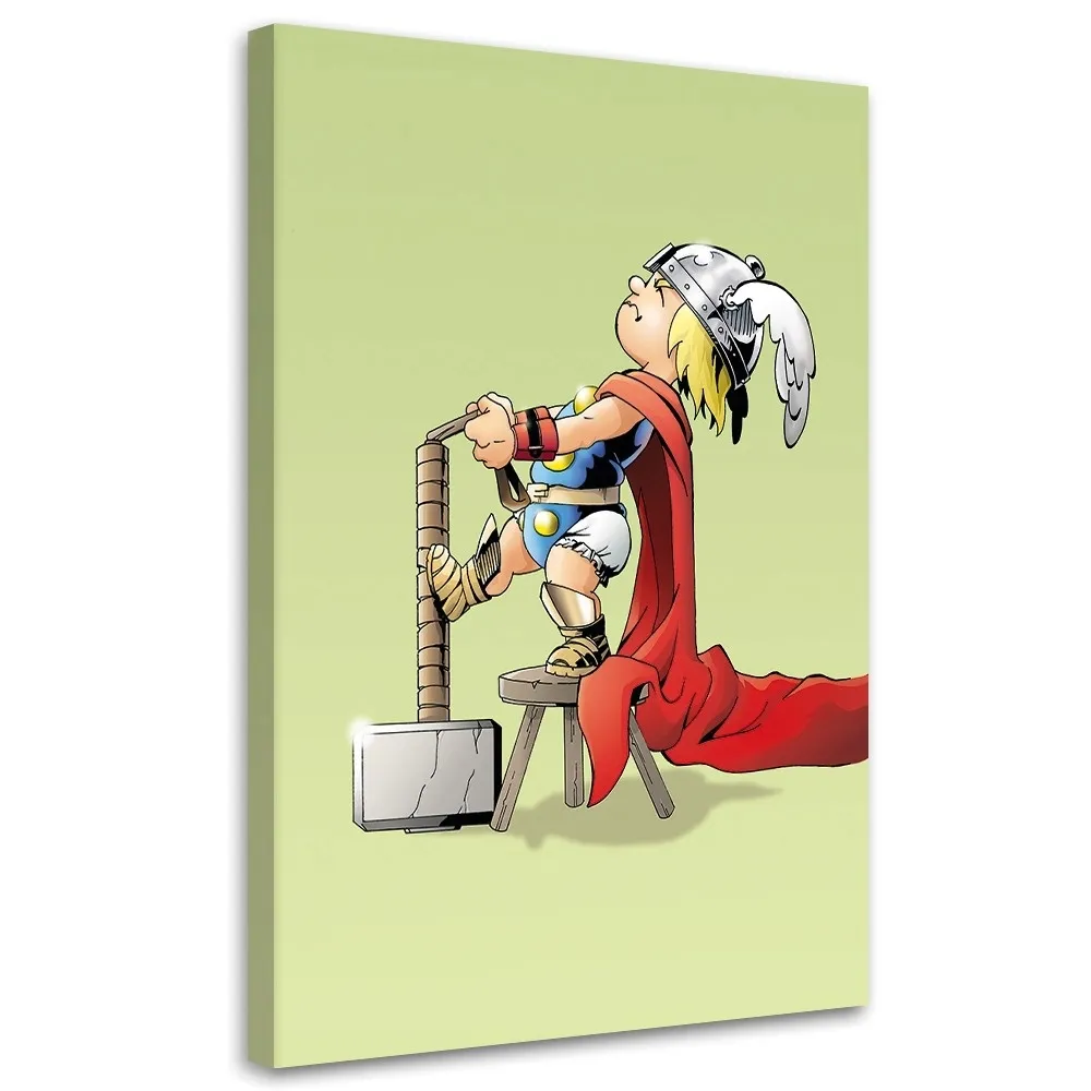 obraz-na-plotnie-maly-thor-saqman-40x60