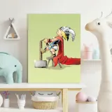 obraz-na-plotnie-maly-thor-saqman-40x60-stan-nowy