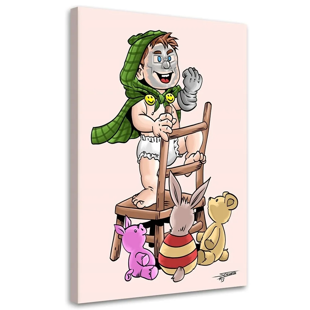 obraz-na-plotnie-maly-dokrot-doom-saqman-40x60