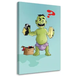 obraz-na-plotnie-maly-hulk-saqman-40x60