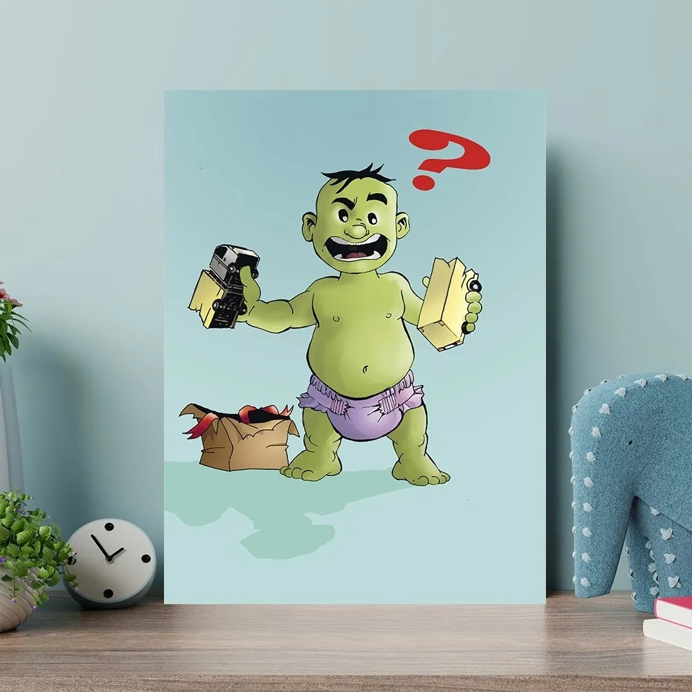 obraz-na-plotnie-maly-hulk-saqman-40x60