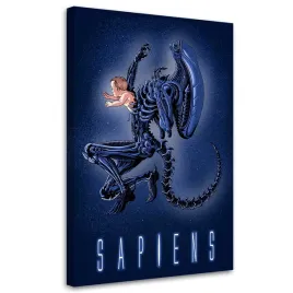 obraz-na-plotnie-narodziny-potwora-saqman-40x60