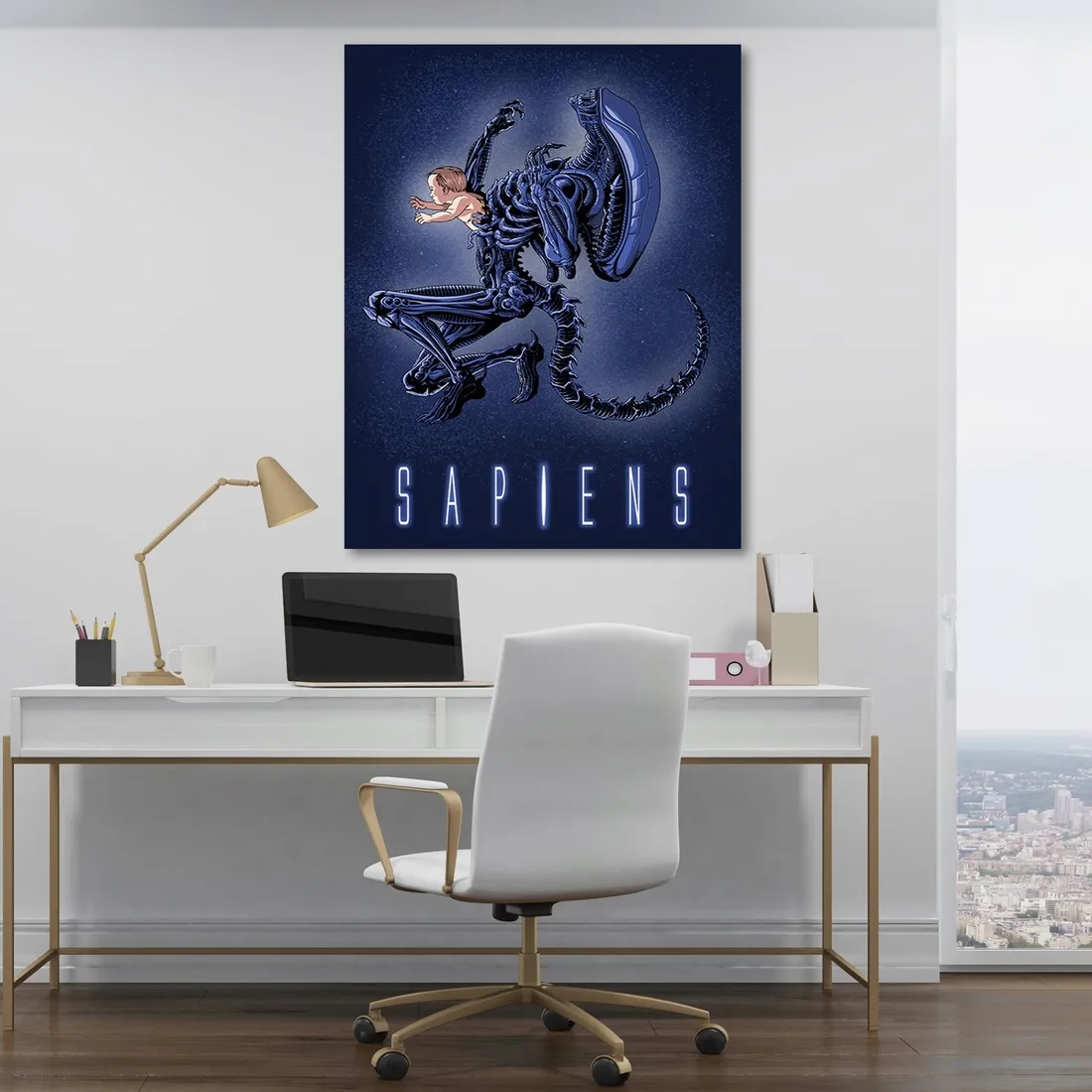 obraz-na-plotnie-narodziny-potwora-saqman-40x60