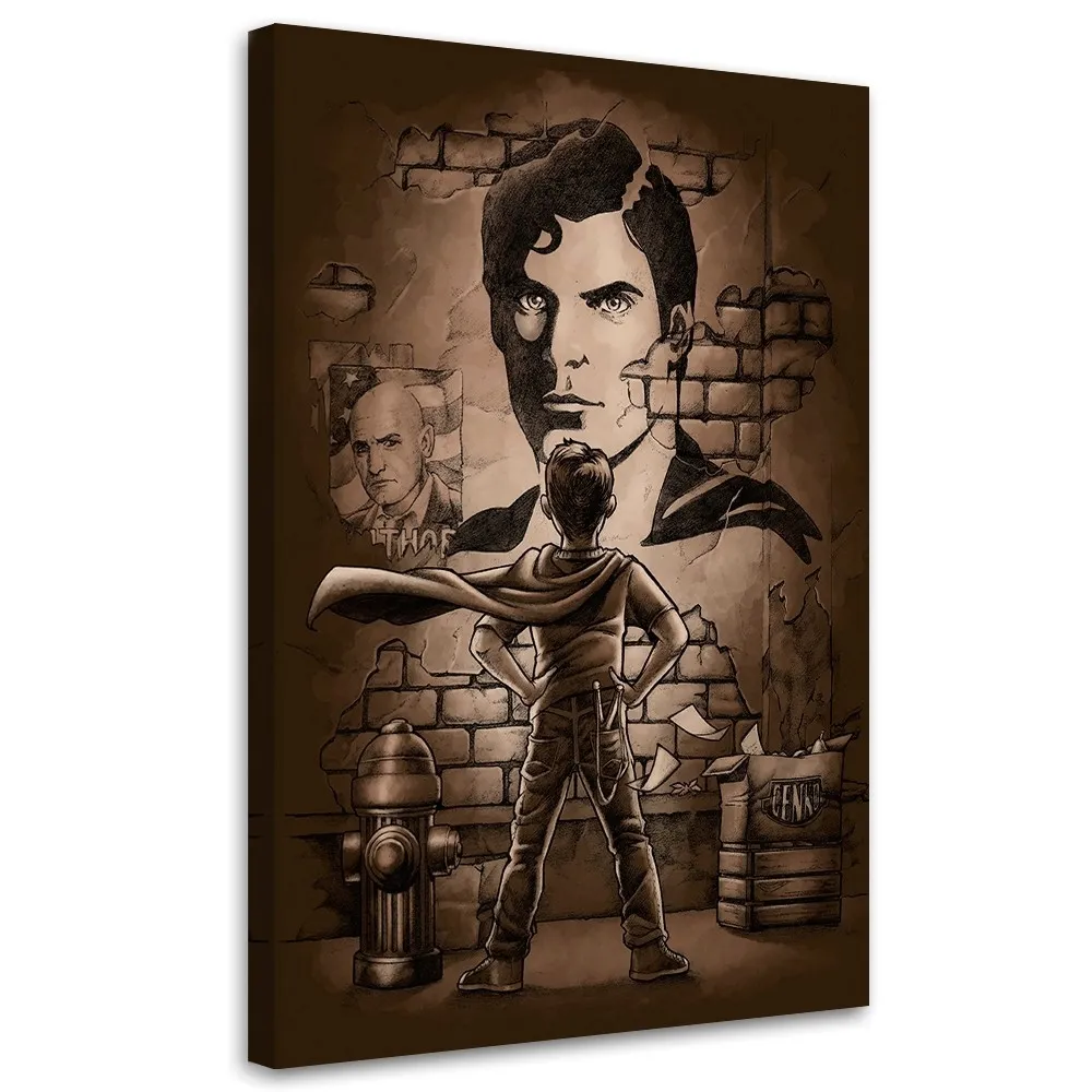 obraz-na-plotnie-przyszly-superbohater-40x60