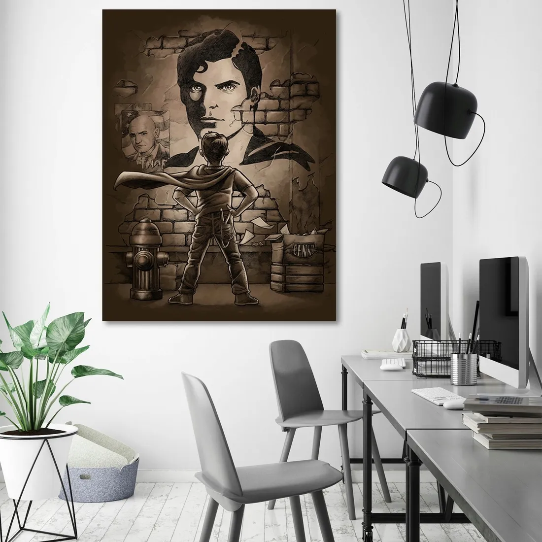 obraz-na-plotnie-przyszly-superbohater-40x60