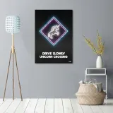 obraz-na-plotnie-jednorozec-neon-rubiant-60x90-stan-nowy
