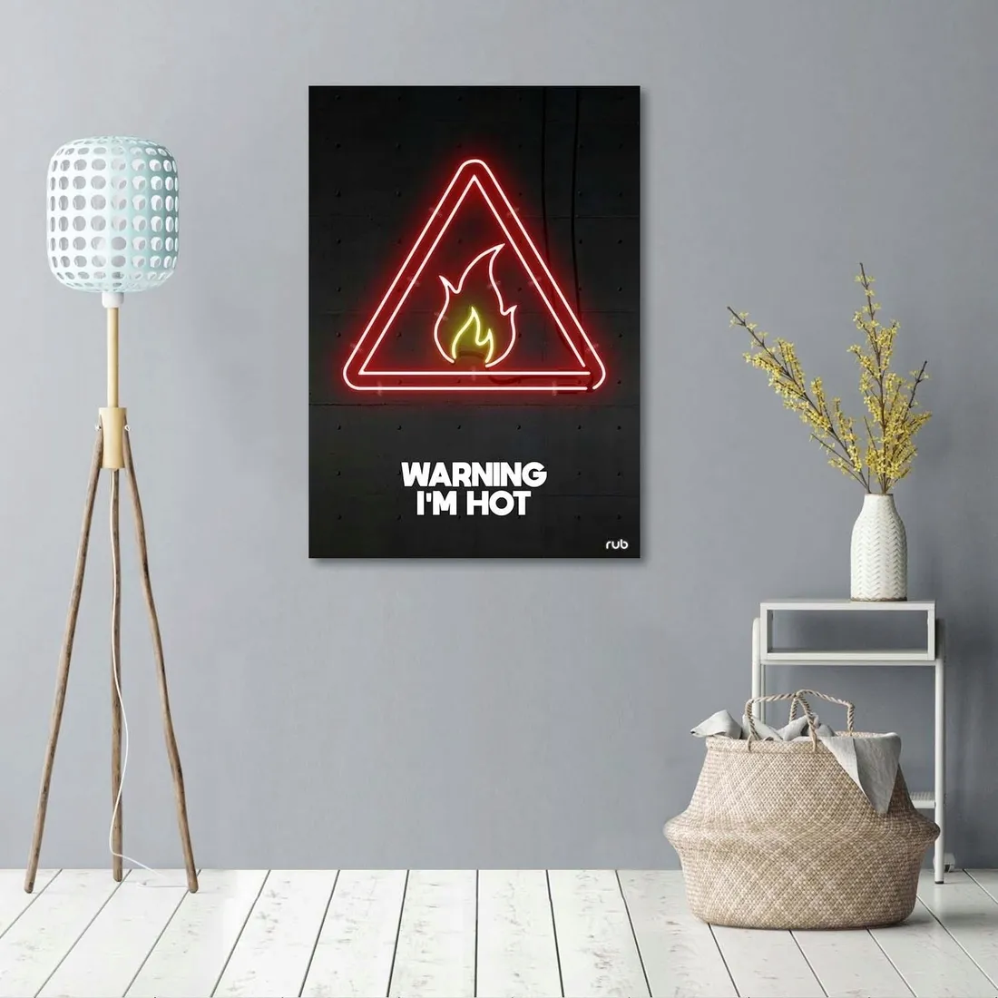 obraz-na-plotnie-ogien-neon-rubiant-60x90
