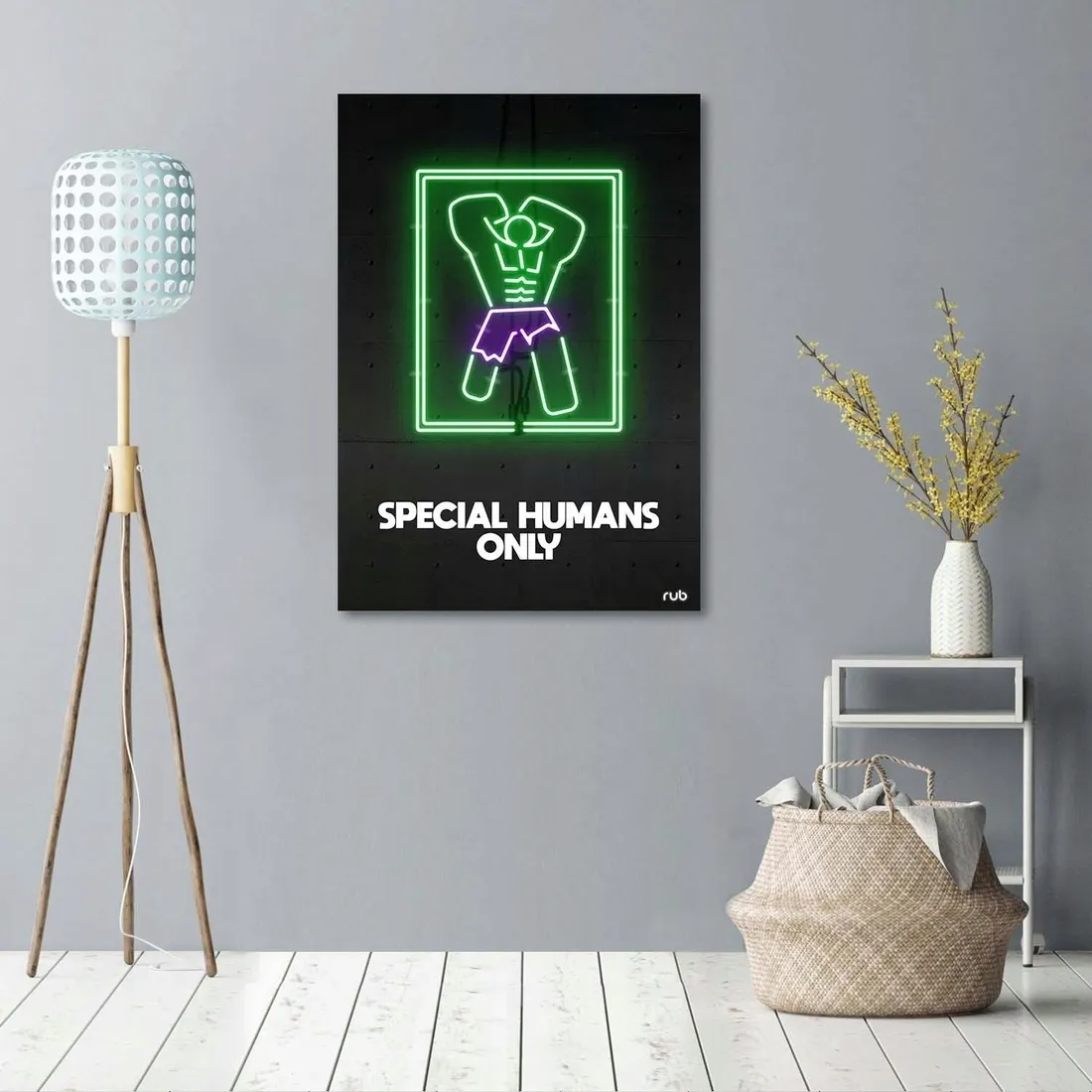 obraz-na-plotnie-hulk-neon-rubiant-60x90