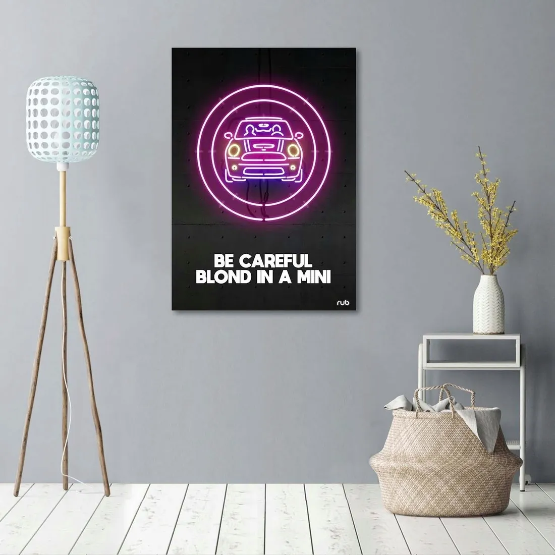 obraz-na-plotnie-samochod-neon-rubiant-40x60