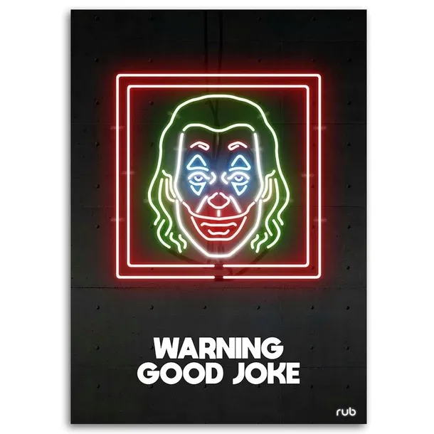 obraz-na-plotnie-joker-neon-rubiant-60x90-sposob-wykonania-druk-cyfrowy