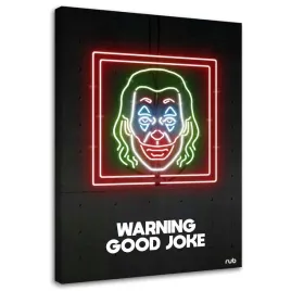 obraz-na-plotnie-joker-neon-rubiant-40x60