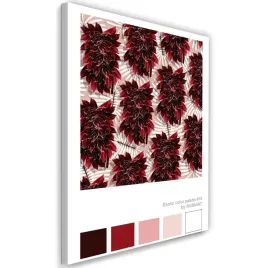 obraz-na-plotnie-czerwone-tropikalne-kwiaty-40x60
