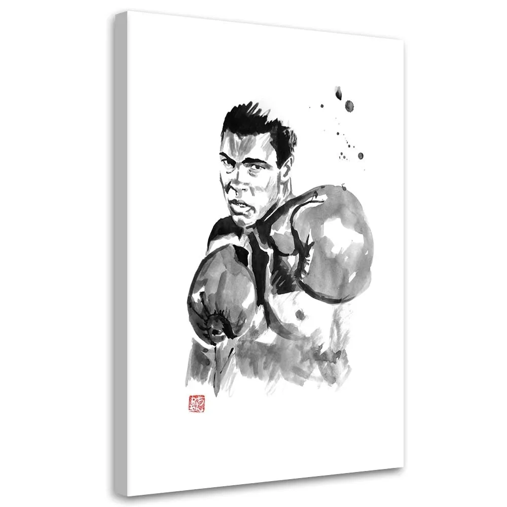 obraz-na-plotnie-muhammad-ali-pechane-40x60