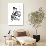 obraz-na-plotnie-muhammad-ali-pechane-40x60-stan-nowy