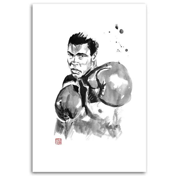 obraz-na-plotnie-muhammad-ali-pechane-40x60-sposob-wykonania-druk-cyfrowy