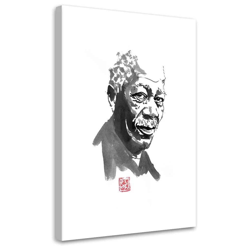 obraz-na-plotnie-morgan-freeman-pechane-40x60
