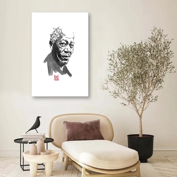obraz-na-plotnie-morgan-freeman-pechane-40x60-stan-nowy