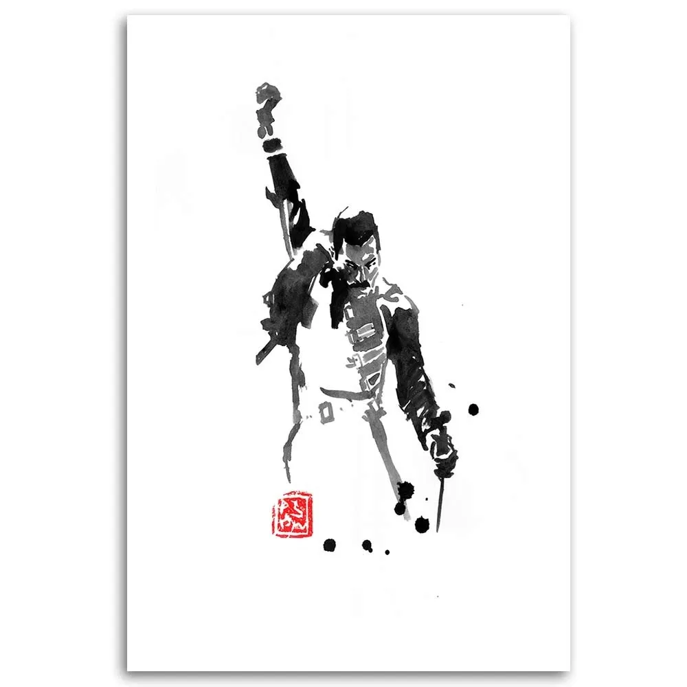 obraz-na-plotnie-freddie-mercury-pechane-40x60