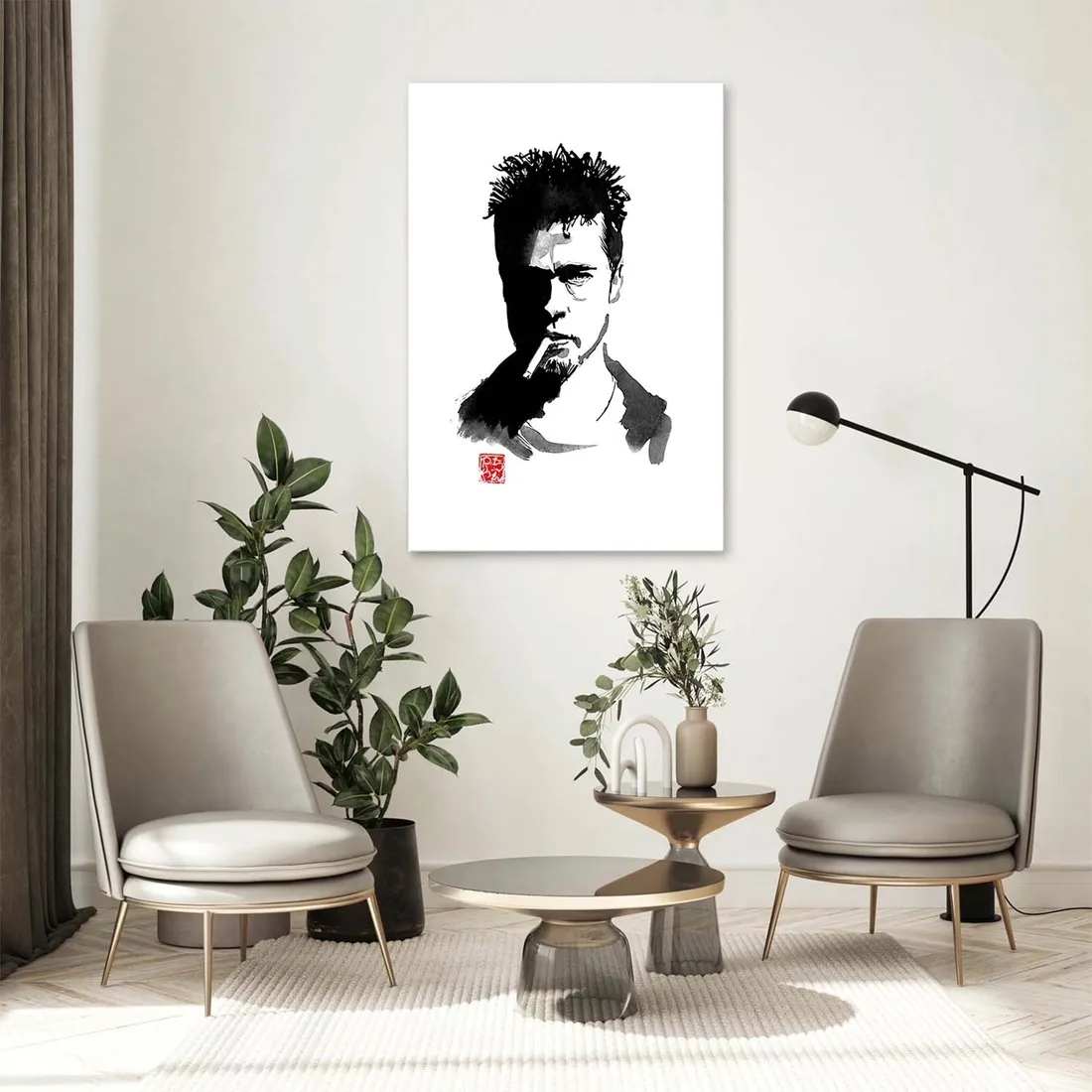 obraz-na-plotnie-brad-pitt-pechane-40x60