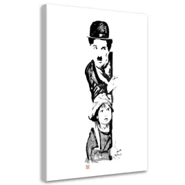 obraz-na-plotnie-charlie-i-dziecko-pechane-40x60