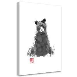 obraz-na-plotnie-niedzwiedz-pechane-40x60