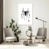 obraz-na-plotnie-czarny-pajak-pechane-40x60-stan-nowy