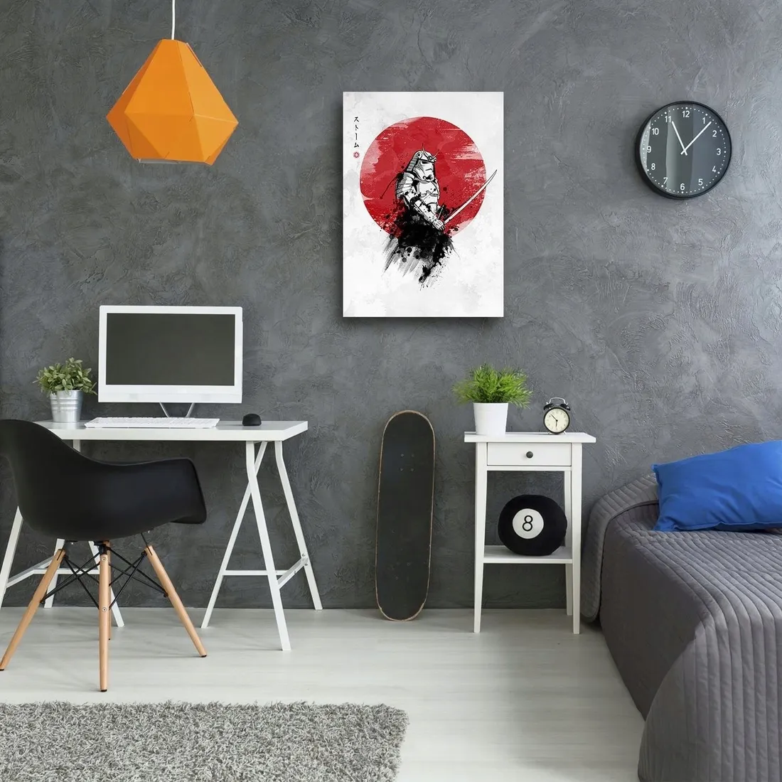 obraz-na-plotnie-samuraj-i-slonce-ddjvigo-60x90