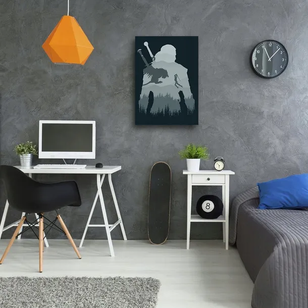 obraz-na-plotnie-postac-wiedzmina-ddjvigo-40x60-stan-nowy