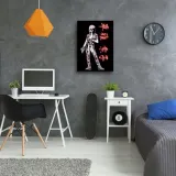 obraz-na-plotnie-rozowa-agentka-ddjvigo-60x90-stan-nowy