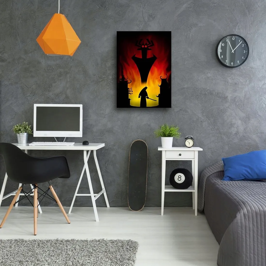 obraz-na-plotnie-samuraj-i-ogien-ddjvigo-80x120