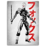 obraz-na-plotnie-robot-z-mieczem-ddjvigo-40x60-sposob-wykonania-druk-cyfrowy