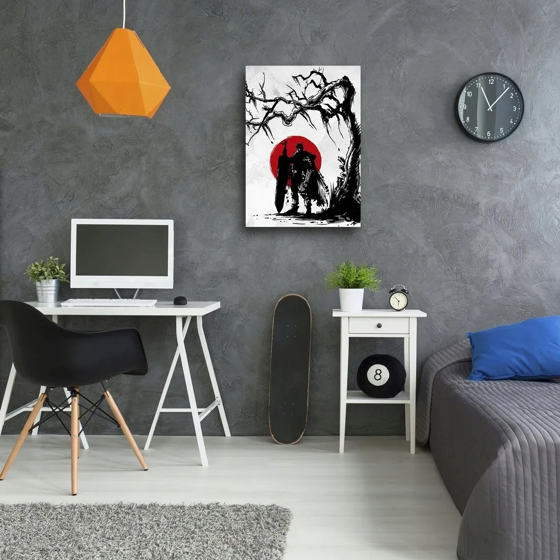 obraz-na-plotnie-samuraj-z-ogromnym-mieczem-40x60